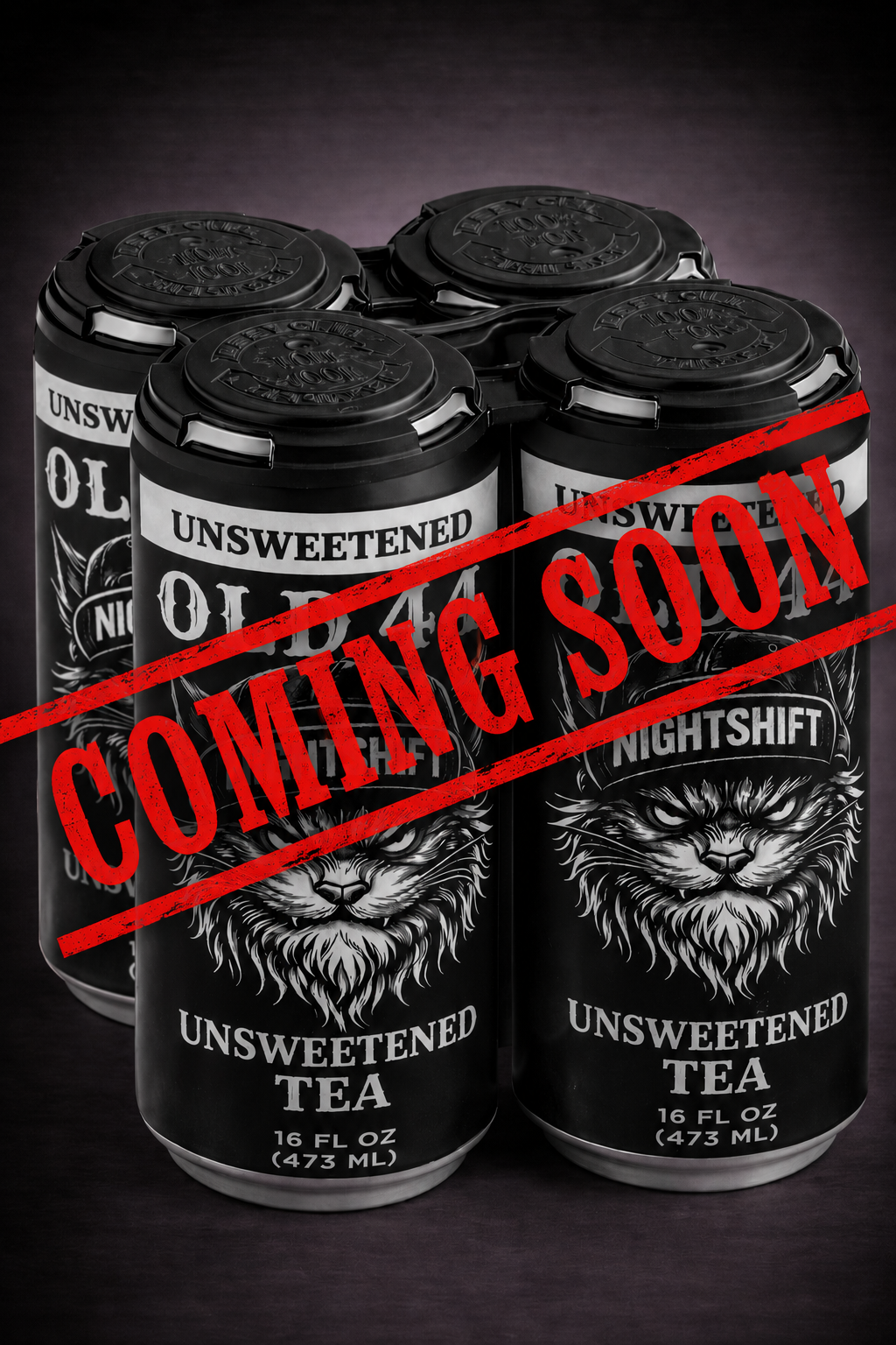 16 oz Old 44 Caffeinated Unsweetened Tea
