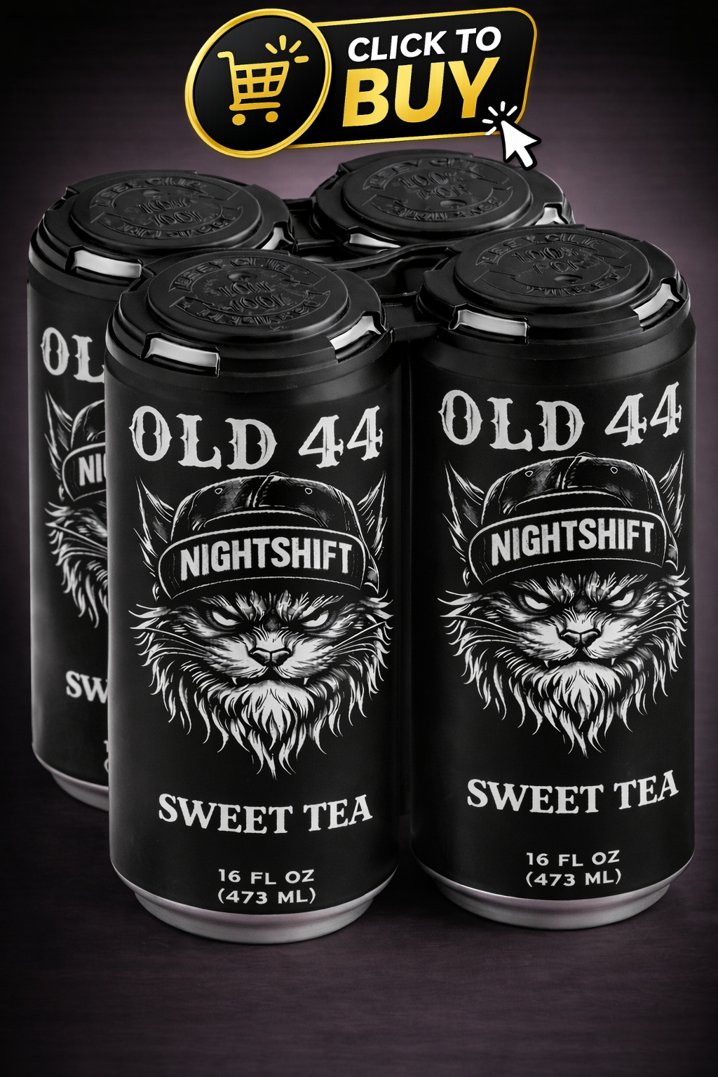 16 oz Old 44 Caffeinated Sweet Tea